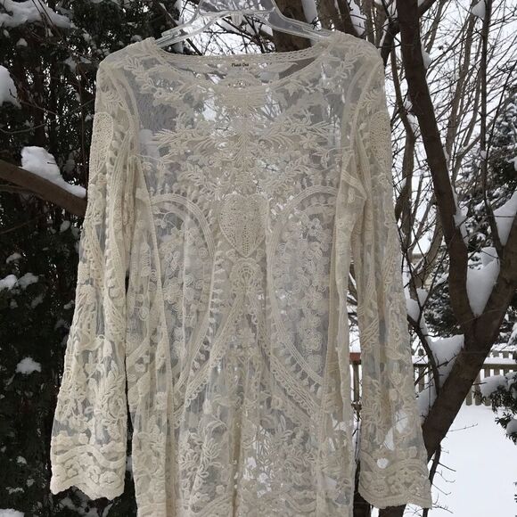 🌈Lovely long sleeved S lace top! - Picture 1 of 7